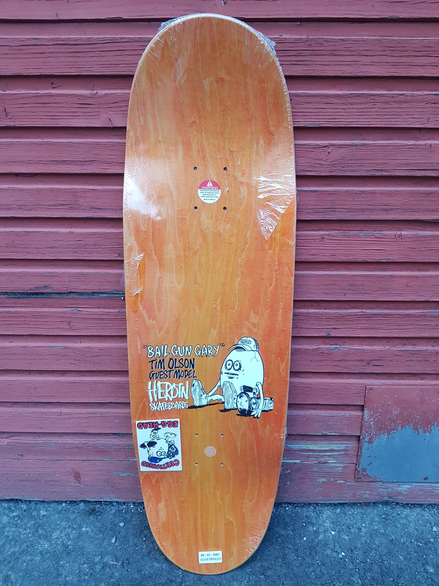 Heroin Bail Gun Gary Symmetrical Egg 9.75"