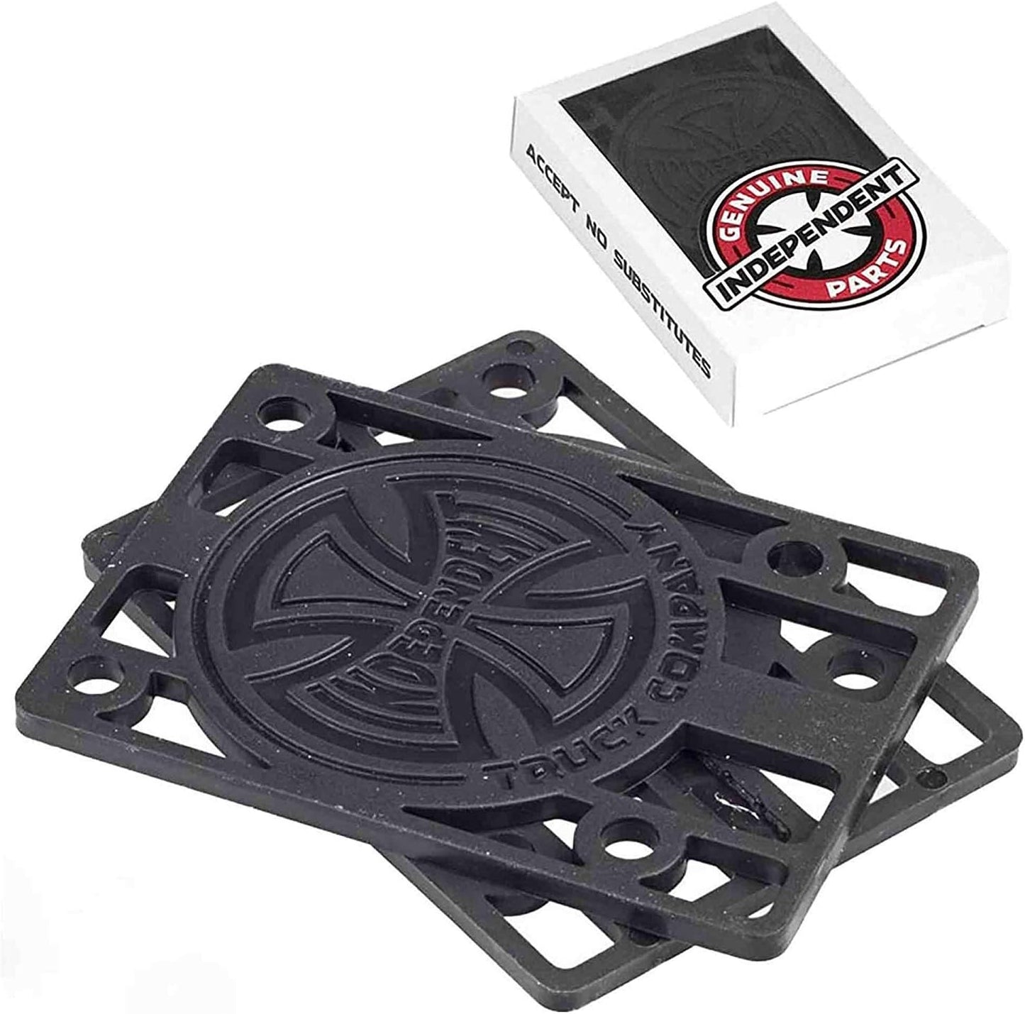 Independent Risers Black 1/4 "