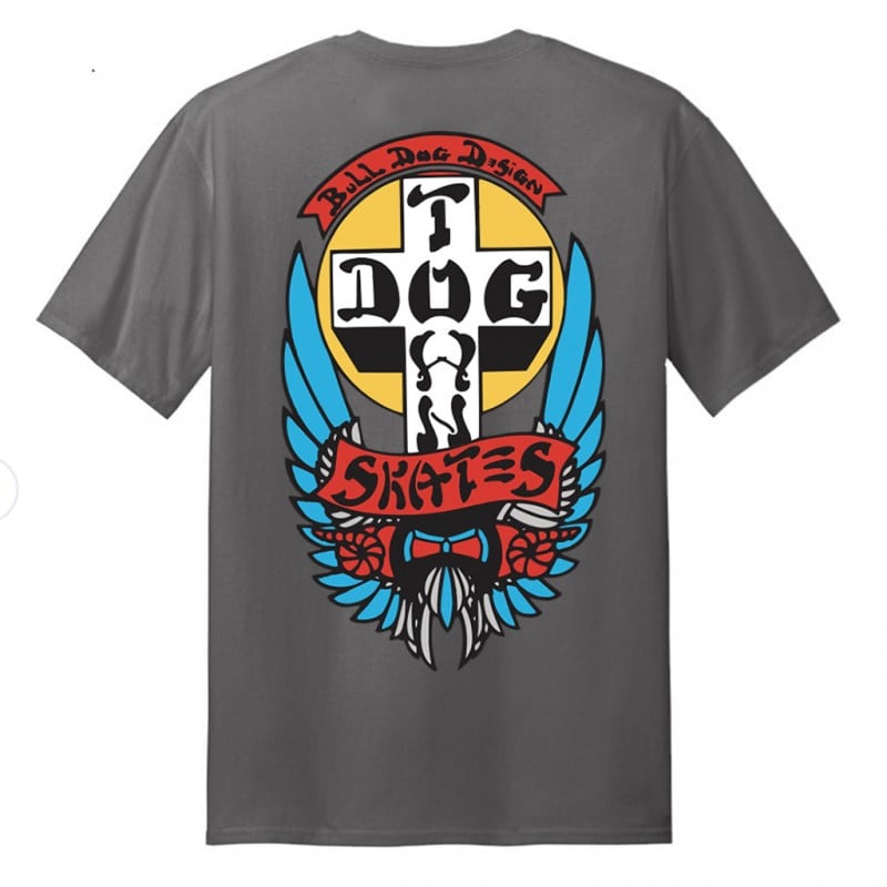 Dogtown Cross Logo T-shirt Bull Dog