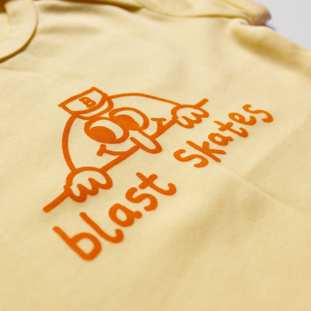 Baby vest - soft yellow
