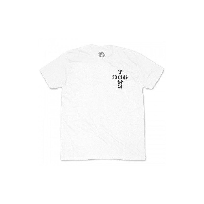 Dogtown Cross Logo hvit T-skjorte