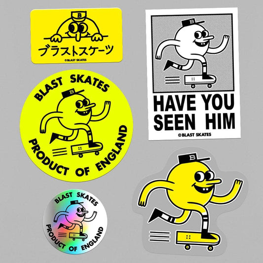 Blast Skates 5 stickers