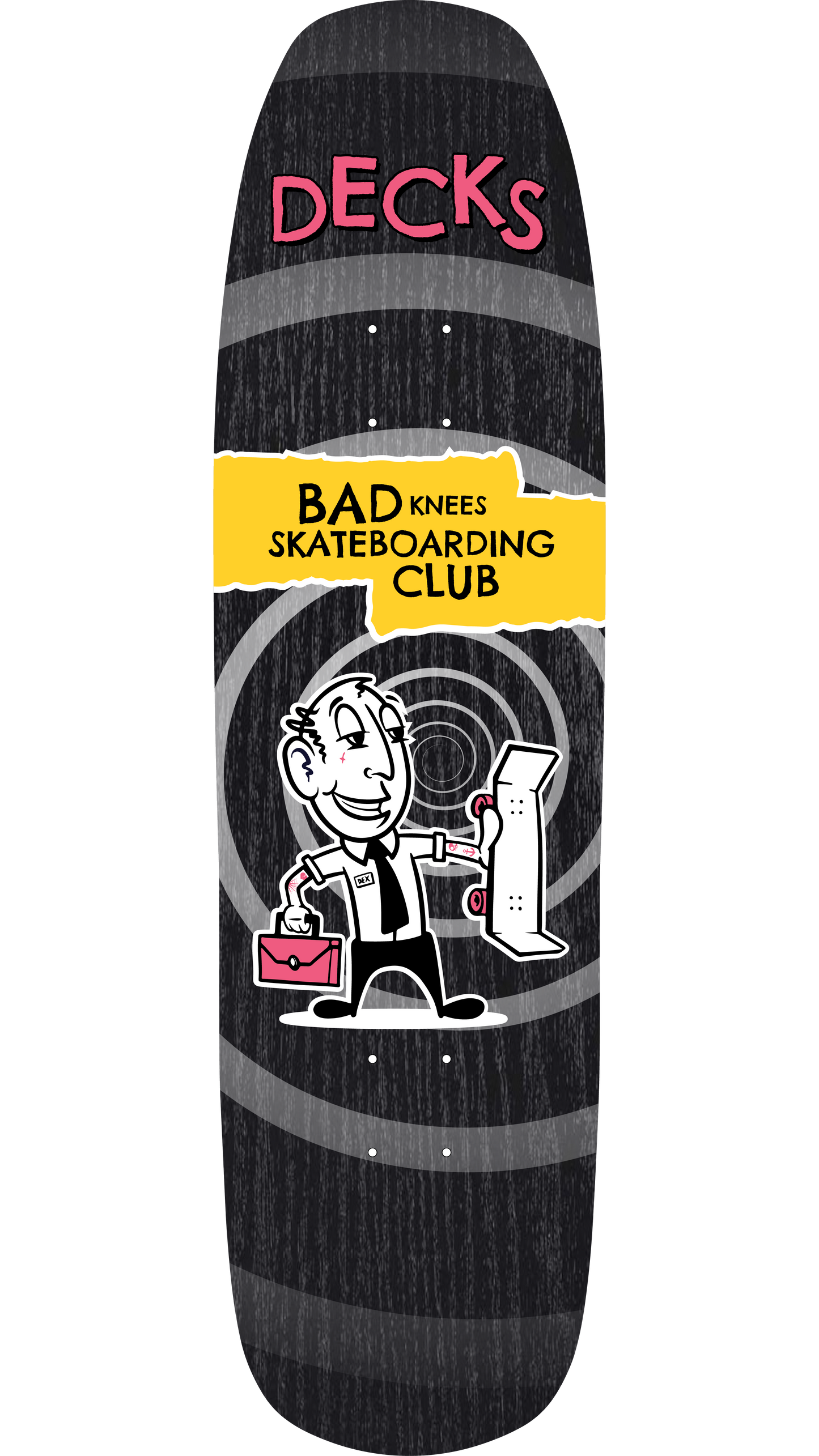 Decks Bad Knees Skateboarding Club 8.75"