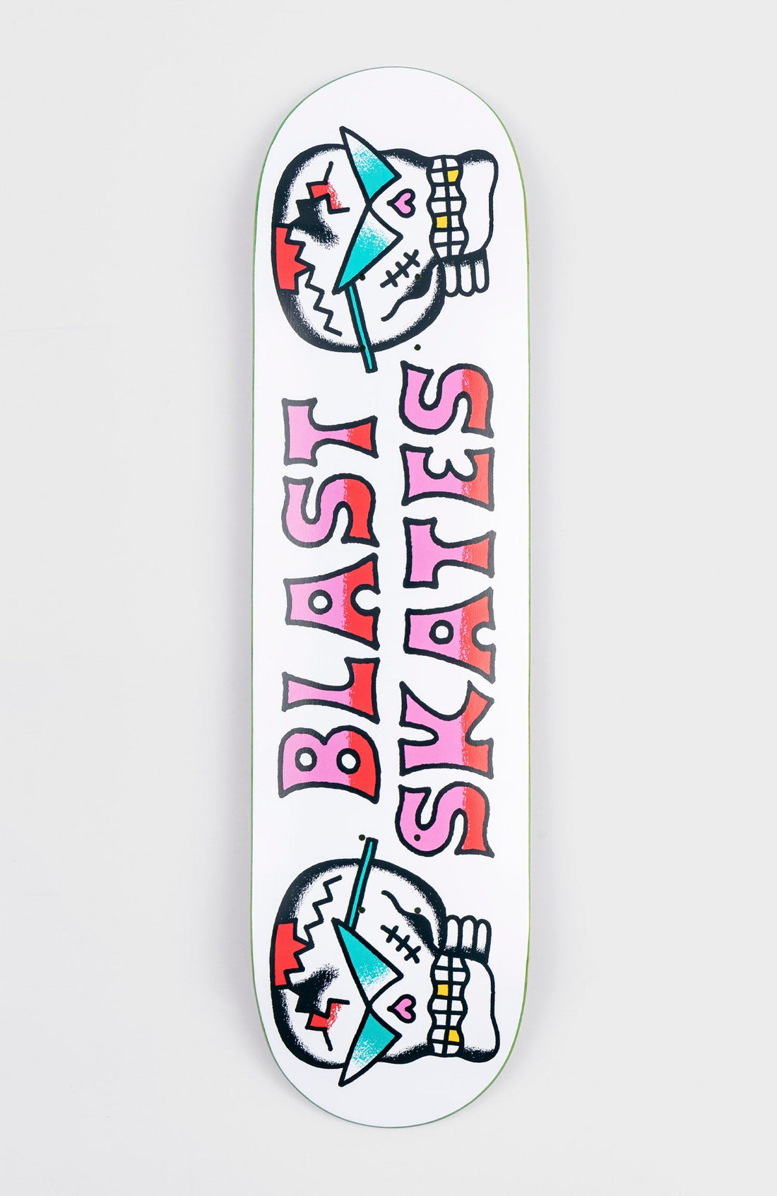 Blast Skates Skulls twin tail 8.125"