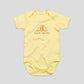 Baby vest - soft yellow