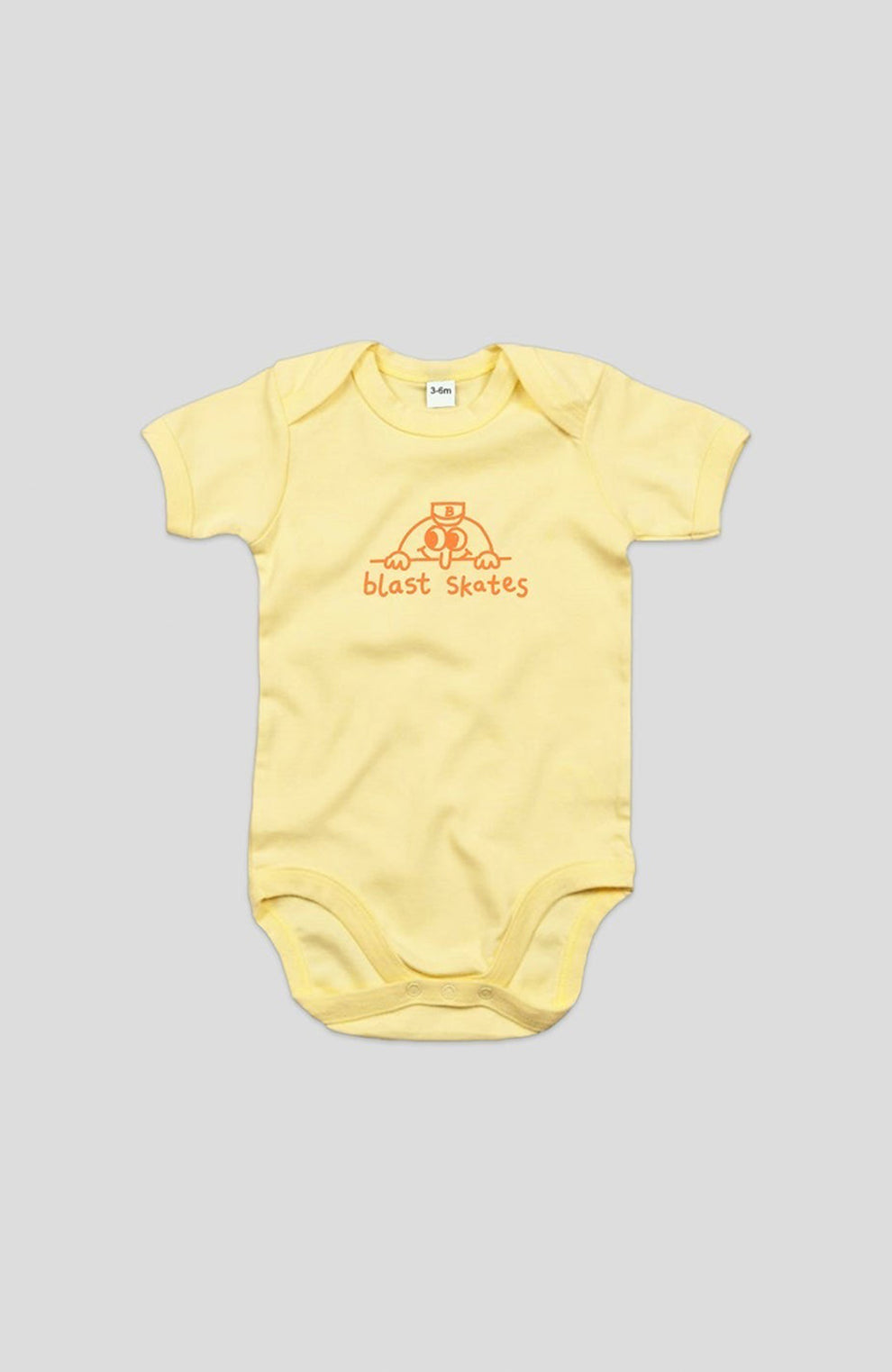 Baby vest - soft yellow