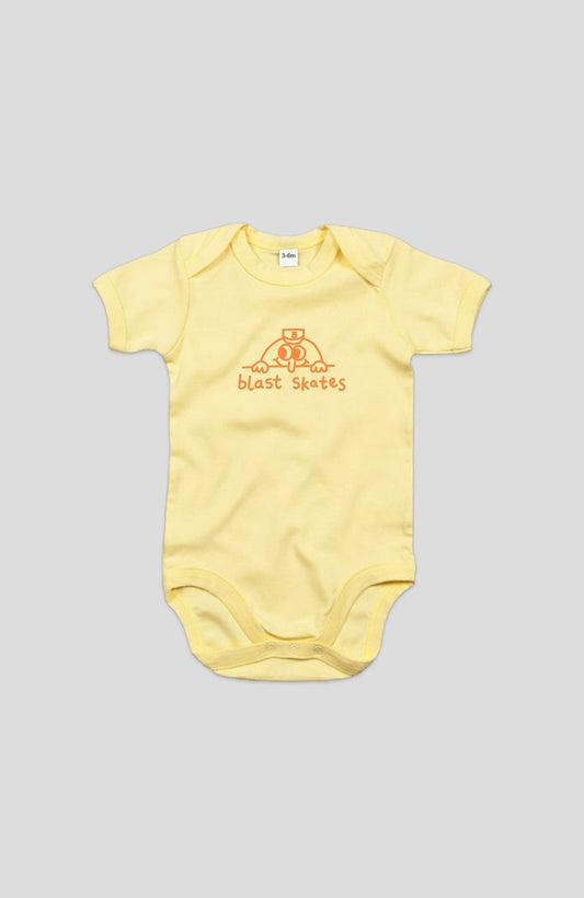 Baby vest - soft yellow