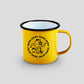 Enamel mascot mug