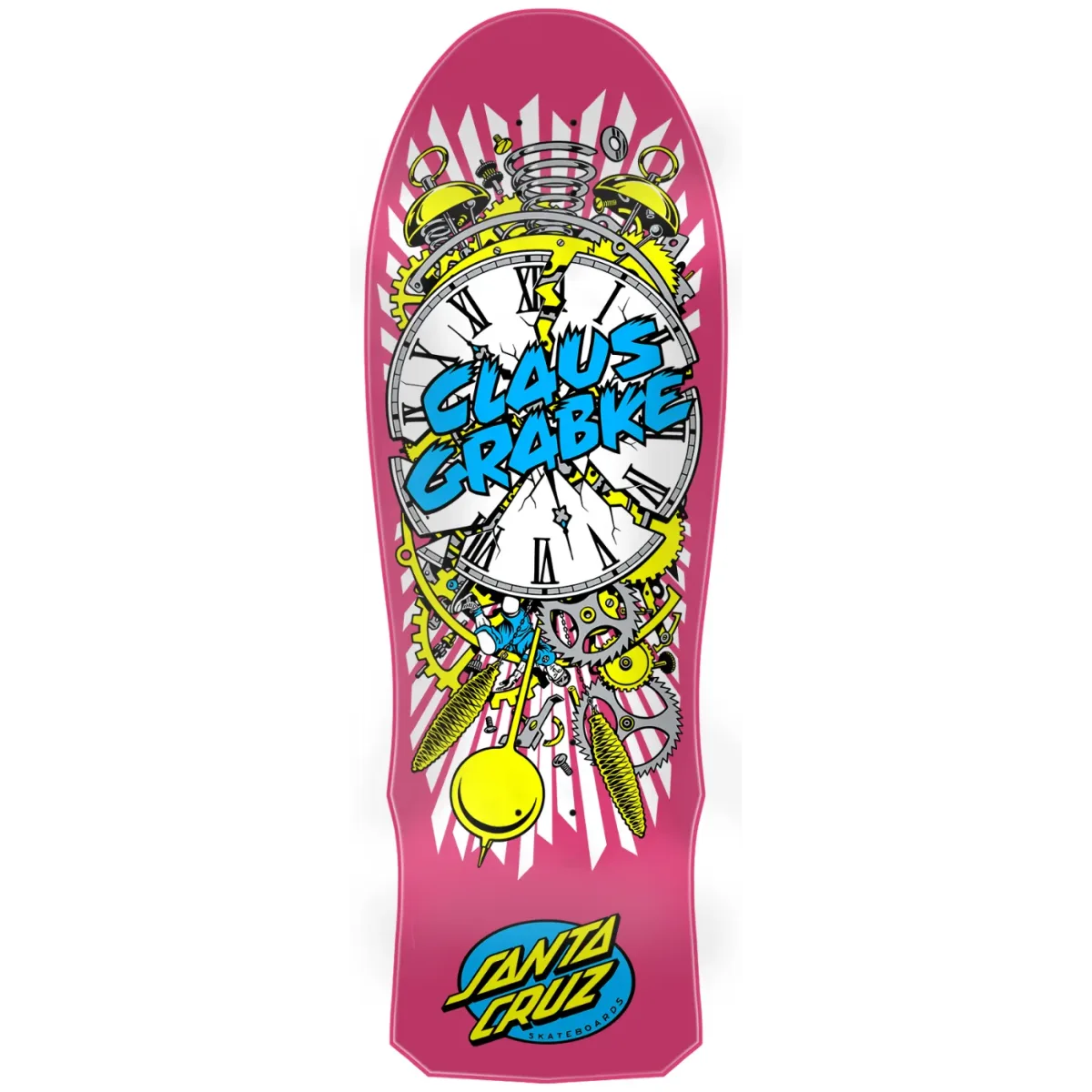 Santa Cruz Claus Grabke Exploding Clock 10.04"